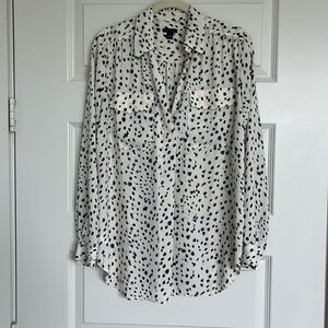 Ann Taylor Camp Style Blouse